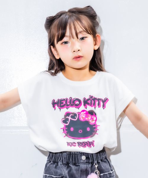 repipi armario 【HELLO KITTY】【10C REPIPI】ラバープリントT【接触冷感】 オフホワイト キッズ レピピアルマリオ 578938 and ST アンドエスティ(旧ドットエスティ) repipi armario 【HELLO KITTY】【10C REPIPI】ラバープリントT【接触冷感】 オフホワイト キッズ レピピアルマリオ 578938 and ST アンドエスティ(旧ドットエスティ)