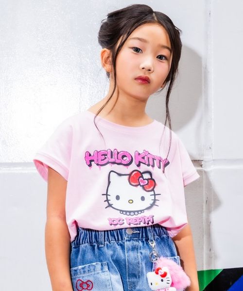 repipi armario 【HELLO KITTY】【10C REPIPI】ラバープリントT【接触冷感】 ピンク キッズ レピピアルマリオ 578938 and ST アンドエスティ(旧ドットエスティ) repipi armario 【HELLO KITTY】【10C REPIPI】ラバープリントT【接触冷感】 ピンク キッズ レピピアルマリオ 578938 and ST アンドエスティ(旧ドットエスティ)