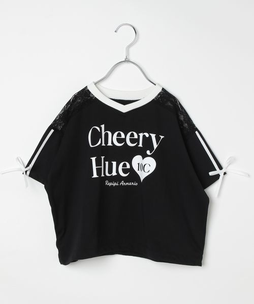 repipi armario 【10C REPIPI】【接触冷感】COOLレースキリカエTシャツ ブラック キッズ レピピアルマリオ 578982 and ST アンドエスティ(旧ドットエスティ) repipi armario 【10C REPIPI】【接触冷感】COOLレースキリカエTシャツ ブラック キッズ レピピアルマリオ 578982 and ST アンドエスティ(旧ドットエスティ)