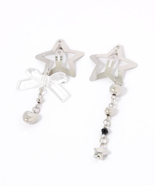 repipi armario リボンスター2Pパッチンピン アクセサリ ブラック レピピアルマリオ 581589 and ST アンドエスティ(旧ドットエスティ) repipi armario リボンスター2Pパッチンピン アクセサリ ブラック レピピアルマリオ 581589 and ST アンドエスティ(旧ドットエスティ)