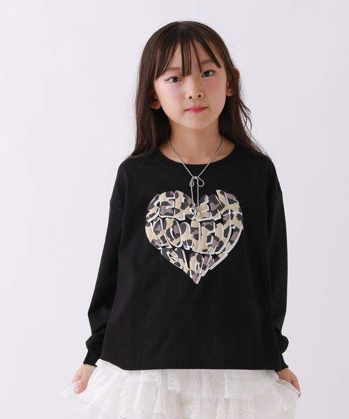 repipi armario 【10C REPIPI】チョベリグルーズロンＴ ブラック キッズ レピピアルマリオ 589241 and ST アンドエスティ（旧ドットエスティ）