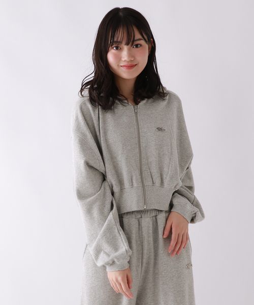 repipi armario WZIPショートフーディ グレー L ウィメンズインナー レピピアルマリオ 589270 and ST アンドエスティ(旧ドットエスティ) repipi armario WZIPショートフーディ グレー L ウィメンズインナー レピピアルマリオ 589270 and ST アンドエスティ(旧ドットエスティ)