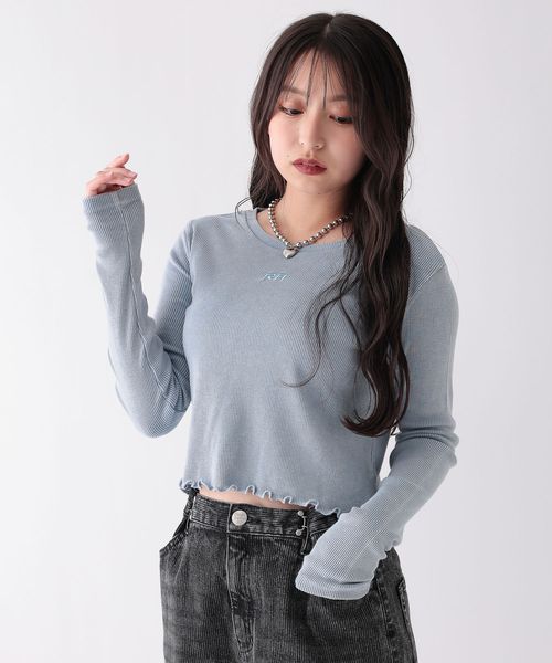 repipi armario AcidWashリブインナートップス ライトブルー M ウィメンズインナー レピピアルマリオ 595079 and ST アンドエスティ(旧ドットエスティ) repipi armario AcidWashリブインナートップス ライトブルー M ウィメンズインナー レピピアルマリオ 595079 and ST アンドエスティ(旧ドットエスティ)