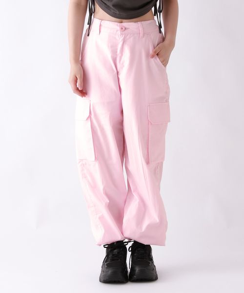 repipi armario エステルコットンカーゴパンツ ピンク M ウィメンズボトムス レピピアルマリオ 595454 and ST アンドエスティ（旧ドットエスティ）