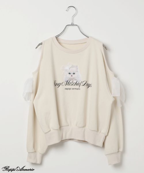 repipi armario 【girly line】CATリボンカタアキトップス ナチュラル L ウィメンズインナー レピピアルマリオ 595630 and ST アンドエスティ(旧ドットエスティ) repipi armario 【girly line】CATリボンカタアキトップス ナチュラル L ウィメンズインナー レピピアルマリオ 595630 and ST アンドエスティ(旧ドットエスティ)