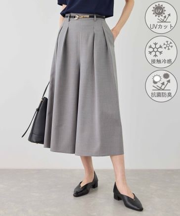 カナパ ガウチョパンツ/セットアップ対応・UV・抗菌防臭・接触冷感