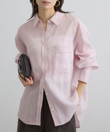 リネンオーバーシャツ / GENTLE LINEN | [公式]SALON adam et rope