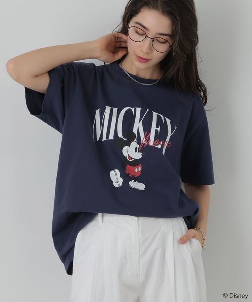GOOD ROCK SPEED/MICKEY MOUSE プリントTシャツ FREE
