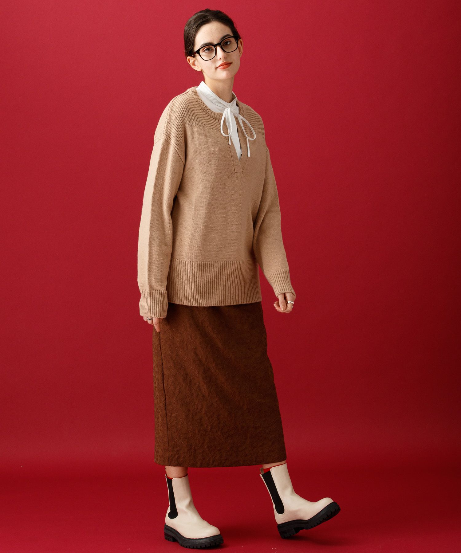 花柄　フルジップフーディー　花柄ジャガードストレッチスカート 花柄 フルジップフーディー 花柄ジャガードストレッチスカート