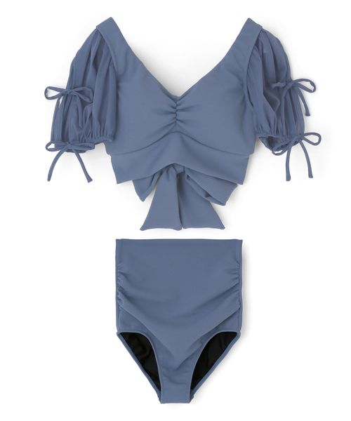 San-ai Resort northerly 【San-ai Resort×PEACH JOHNコラボ】【ナイスバディ水着】パフスリーブビキニ ライトブルー 32インチ ウィメンズグッズ サンアイリゾートノーザリー 571897 and ST アンドエスティ(旧ドットエスティ) San-ai Resort northerly 【San-ai Resort×PEACH JOHNコラボ】【ナイスバディ水着】パフスリーブビキニ ライトブルー 32インチ ウィメンズグッズ サンアイリゾートノーザリー 571897 and ST アンドエスティ(旧ドットエスティ)
