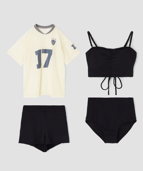 San-ai Resort northerly 【WEB限定】【水陸両用】メッシュTシャツブラトップ4点セット水着 ホワイト FREE ウィメンズグッズ サンアイリゾートノーザリー 583570 and ST アンドエスティ(旧ドットエスティ) San-ai Resort northerly 【WEB限定】【水陸両用】メッシュTシャツブラトップ4点セット水着 ホワイト FREE ウィメンズグッズ サンアイリゾートノーザリー 583570 and ST アンドエスティ(旧ドットエスティ)