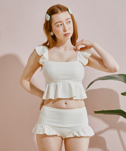 San-ai Resort northerly ノンワイヤービキニ 9M 【San-ai Resort（サンアイリゾート）】 ホワイト 32インチ ウィメンズグッズ サンアイリゾートノーザリー 608878 and ST アンドエスティ（旧ドットエスティ）