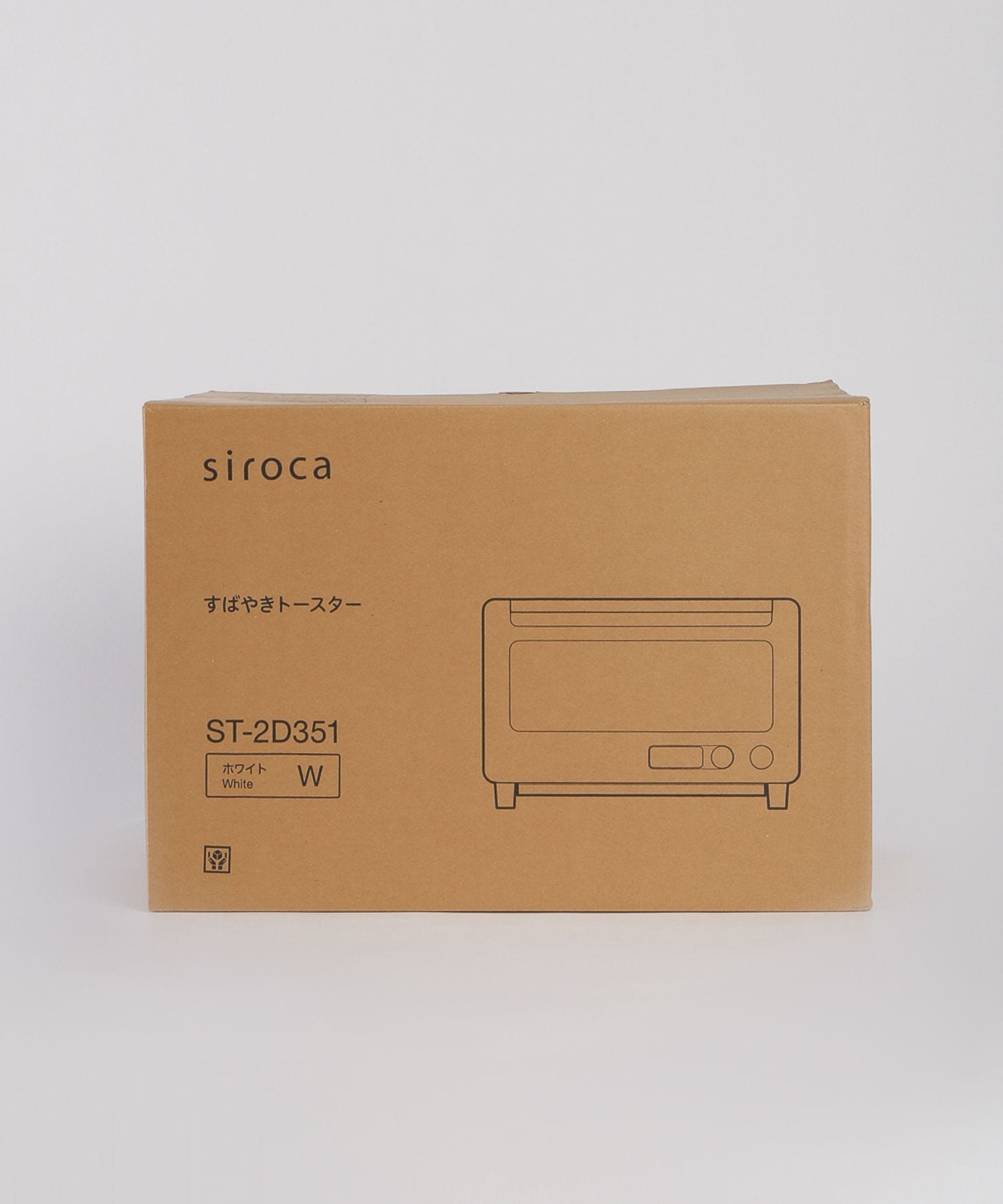 siroca】すばやきトースター ST-2D351 ホワイト | シロカ（siroca）通販