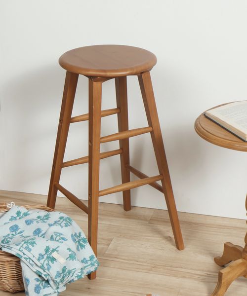 BENT STOOL HIGH / White