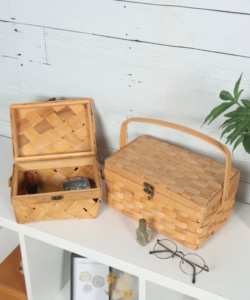 スタディオクリップ。ウィローバスケット。新品
