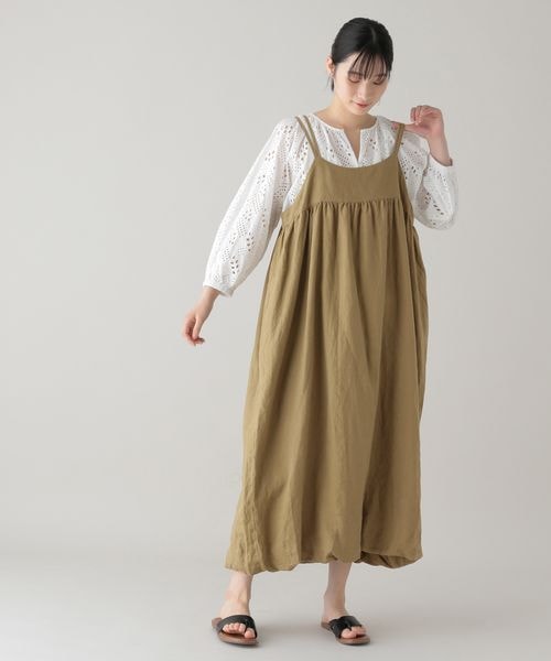 natural by clip》リネンバルーンキャミワンピース | [公式]スタディオ  