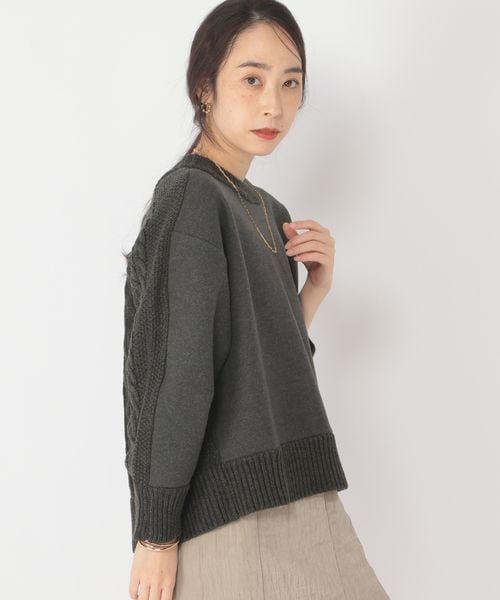 studio CLIP 5ゲージドッキングダブルフロントプルオーバー チャコールグレー FREE ウィメンズインナー スタジオクリップ 143187 and ST アンドエスティ(旧ドットエスティ) studio CLIP 5ゲージドッキングダブルフロントプルオーバー チャコールグレー FREE ウィメンズインナー スタジオクリップ 143187 and ST アンドエスティ(旧ドットエスティ)