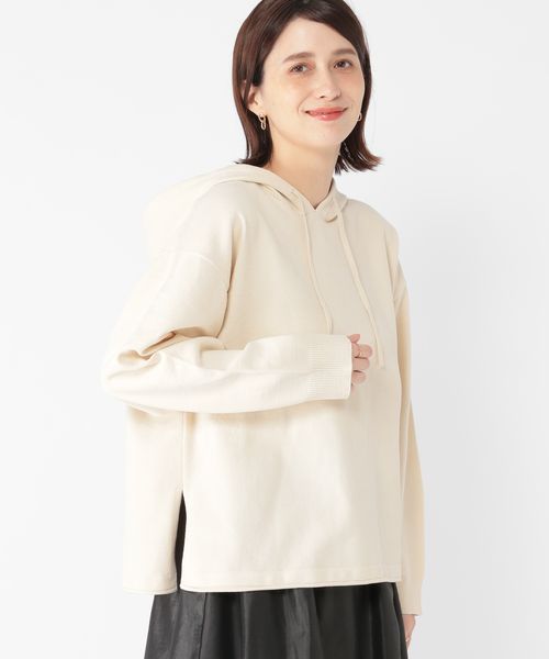 studio CLIP 12ゲージモールヤーンフーディ ライトグレー FREE ウィメンズインナー スタジオクリップ 143321 and ST アンドエスティ（旧ドットエスティ）