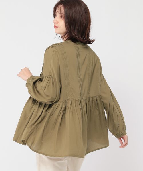 ビッグリボンセミシア―ブラウス(ブラウス・シャツ)｜TOPS