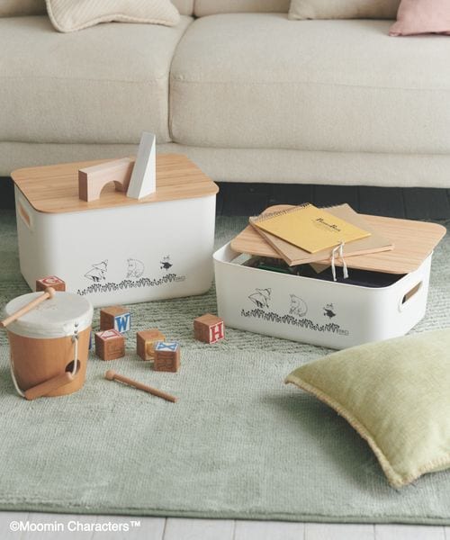 約35000円分！ スタジオクリップ バンブー蓋ストレージボックス まとめ売り studio CLIP 収納 バンブー蓋ストレージボックスM「HOUSEHOLD GOODS