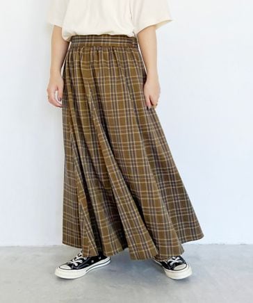 【my fit CLIP/WEB限定】チェックマーメードスカート