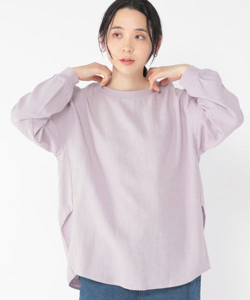 リネンレーヨンバックタックTシャツブラウス | [公式]スタディオ