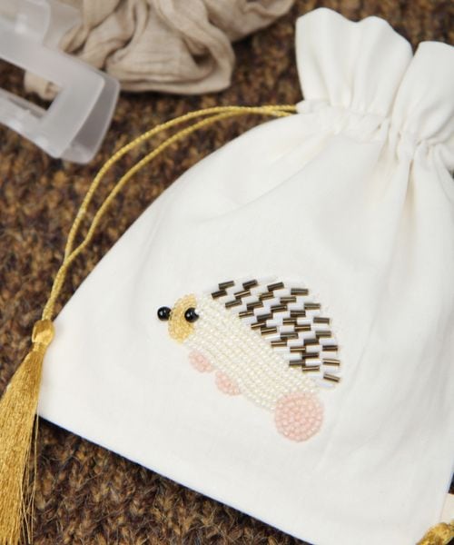 studio CLIP ビーズ刺繍巾着 H&B ブラック FREE スタジオクリップ 228957 and ST アンドエスティ(旧ドットエスティ) studio CLIP ビーズ刺繍巾着 H&B ブラック FREE スタジオクリップ 228957 and ST アンドエスティ(旧ドットエスティ)