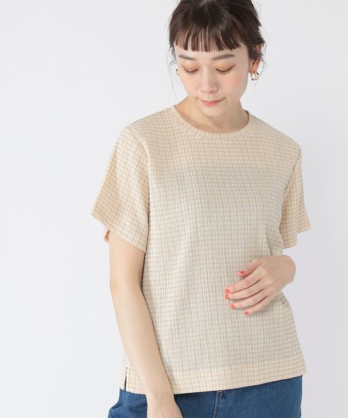 クレープギンガムチェックt シャツ 公式 スタディオクリップ Studio Clip 通販