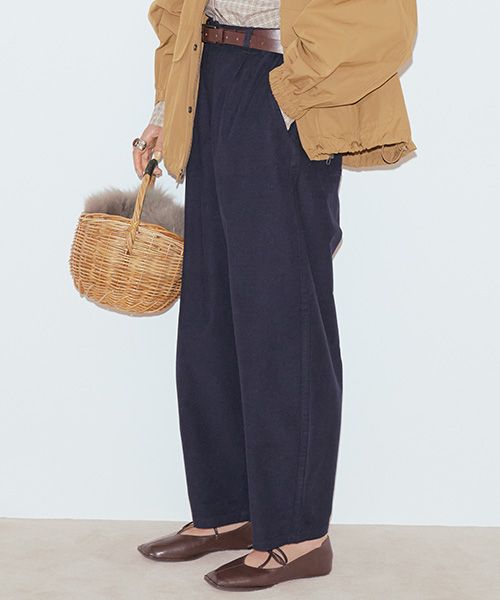 studio CLIP やわらかストレッチカーブイージーパンツ[プチ・プラスサイズあり] ネイビー ウィメンズボトムス スタジオクリップ 290710 and ST アンドエスティ（旧ドットエスティ）