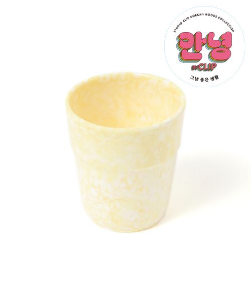 studio CLIP メラミンコップ[アンニョンBY CLIP] 食器 イエロー FREE スタジオクリップ 292658 and ST アンドエスティ（旧ドットエスティ）