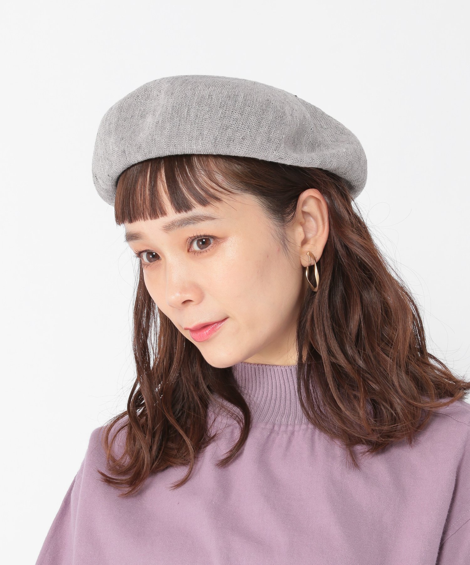 新品☆studioCLIP 洗えるふんわりきれいberet ベレー帽 - 帽子