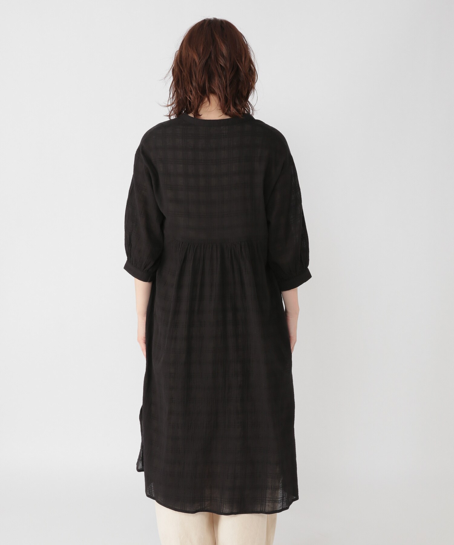 低身長向けアイテム Web限定 ドビーチェックワンピース 公式 スタディオクリップ Studio Clip 通販