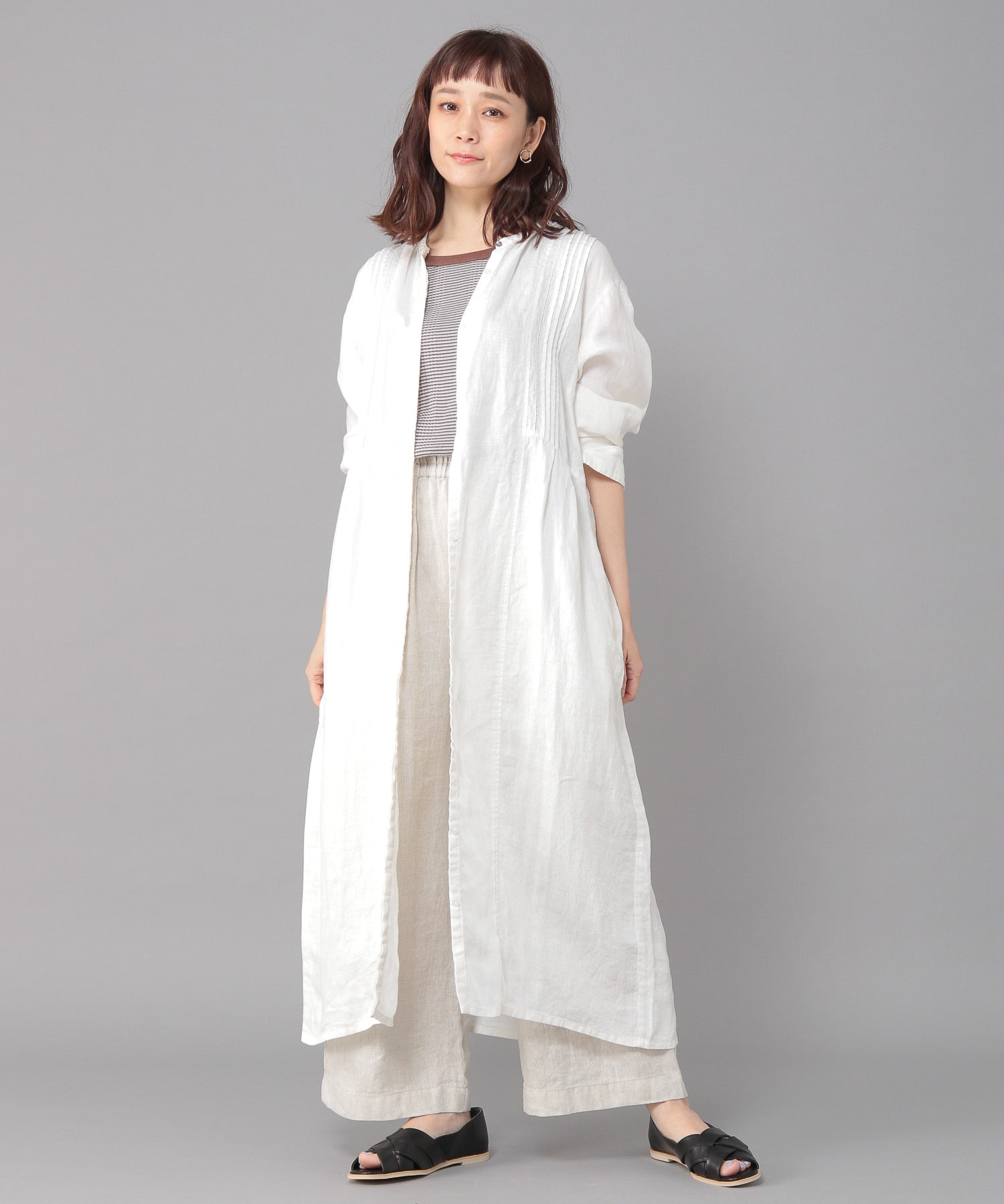 Natural By Studio Clip リネンピコレースワンピース 公式 スタディオクリップ Studio Clip 通販