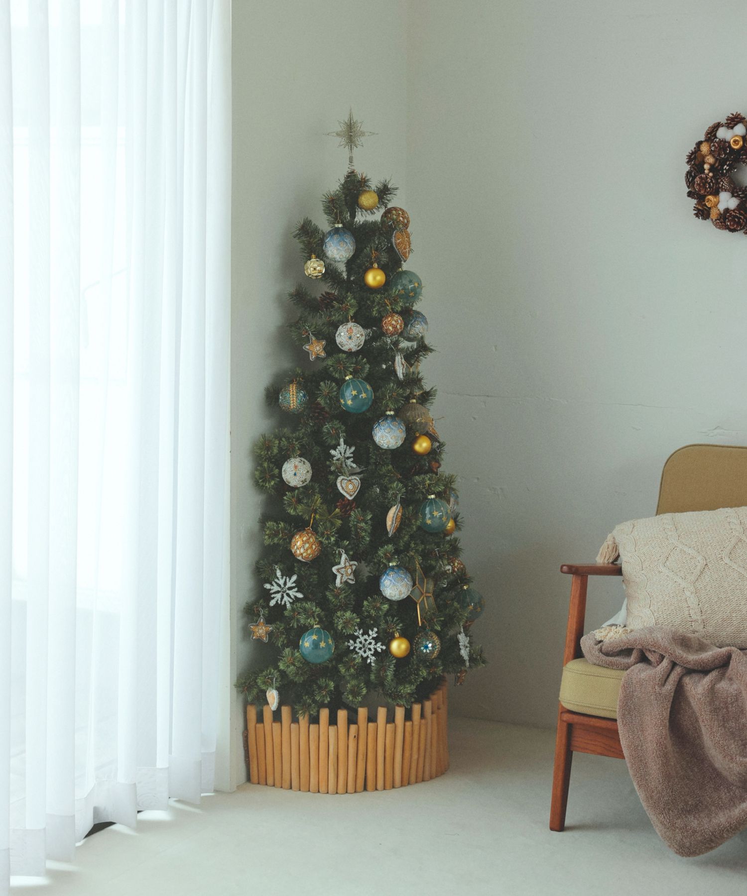 ハーフクリスマスツリー 150cm[CHRISTMAS 2023] | [公式 ...