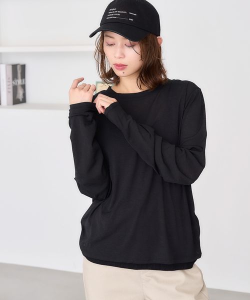 studio CLIP 【スタイリスト石上美津江さんコラボ】シアーTシャツ×リブタンクトップセットトップス シルバー FREE ウィメンズインナー スタジオクリップ 320265 and ST アンドエスティ(旧ドットエスティ) studio CLIP 【スタイリスト石上美津江さんコラボ】シアーTシャツ×リブタンクトップセットトップス シルバー FREE ウィメンズインナー スタジオクリップ 320265 and ST アンドエスティ(旧ドットエスティ)