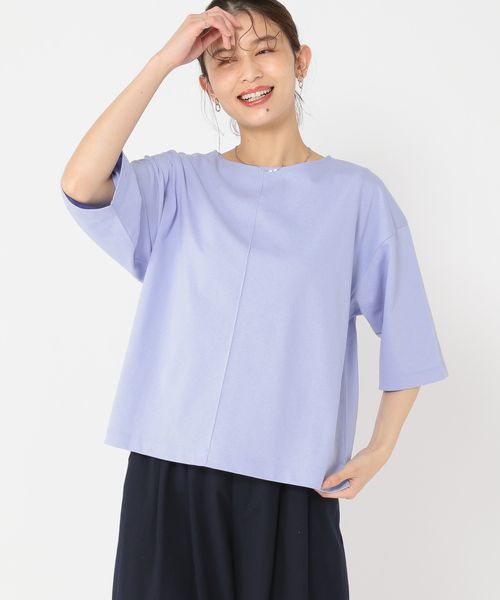 studio CLIP USAコットンダブルフロントベーシックTシャツ ライトブルー M ウィメンズインナー スタジオクリップ 321234 and ST アンドエスティ(旧ドットエスティ) studio CLIP USAコットンダブルフロントベーシックTシャツ ライトブルー M ウィメンズインナー スタジオクリップ 321234 and ST アンドエスティ(旧ドットエスティ)