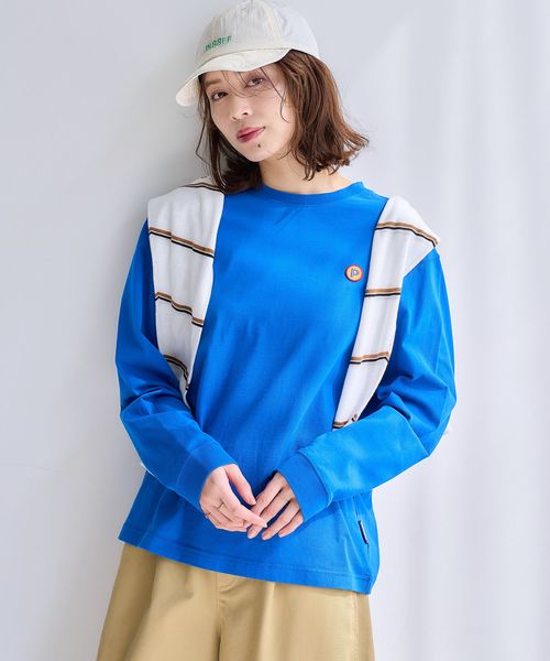 studio CLIP PERSON'S アソートロングスリーブTシャツ ライトブルー FREE ウィメンズインナー スタジオクリップ 322494 and ST アンドエスティ(旧ドットエスティ) studio CLIP PERSON'S アソートロングスリーブTシャツ ライトブルー FREE ウィメンズインナー スタジオクリップ 322494 and ST アンドエスティ(旧ドットエスティ)