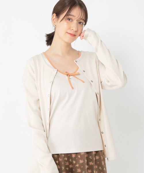 studio CLIP 【WEB/一部店舗限定商品】USAコットンUネックリボンリンガータンク ライトグレー L ウィメンズインナー スタジオクリップ 327673 and ST アンドエスティ(旧ドットエスティ) studio CLIP 【WEB/一部店舗限定商品】USAコットンUネックリボンリンガータンク ライトグレー L ウィメンズインナー スタジオクリップ 327673 and ST アンドエスティ(旧ドットエスティ)