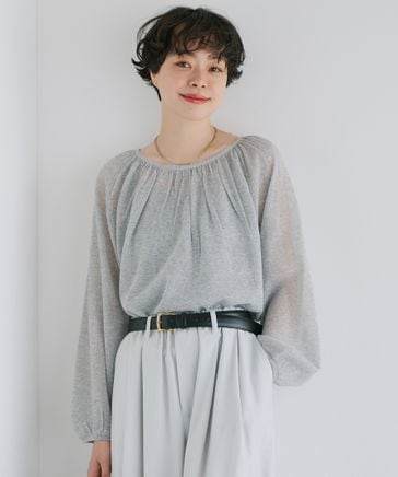 14ゲージシアーギャザープルオーバー | [公式]スタディオクリップ