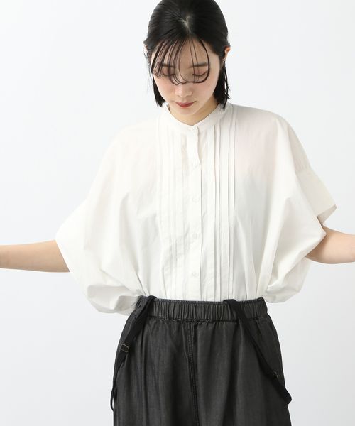 studio CLIP 《natural by clip》コットンタックポンチョブラウス ライトグレー FREE Natural by CLIP スタジオクリップ 328539 and ST アンドエスティ(旧ドットエスティ) studio CLIP 《natural by clip》コットンタックポンチョブラウス ライトグレー FREE Natural by CLIP スタジオクリップ 328539 and ST アンドエスティ(旧ドットエスティ)