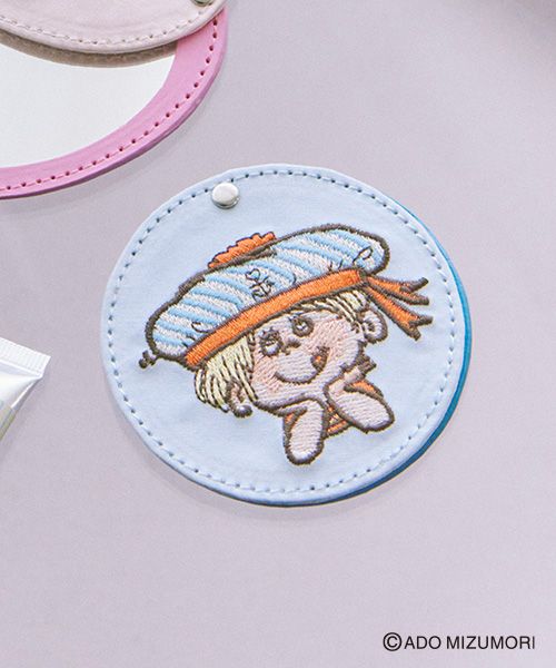 studio CLIP ハンドミラー[水森亜土コラボ] Ｈ＆Ｂ ホワイト FREE スタジオクリップ 329670 and ST アンドエスティ（旧ドットエスティ）