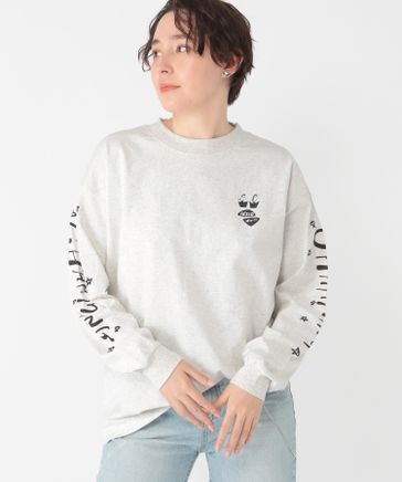 tシャツ 「daily CLIP×HELLOAYACHAN」バックプリントBIGロンT レディース studio CLIP｜【daily CLIP×HELLOAYACHAN】バックプリントBIG
