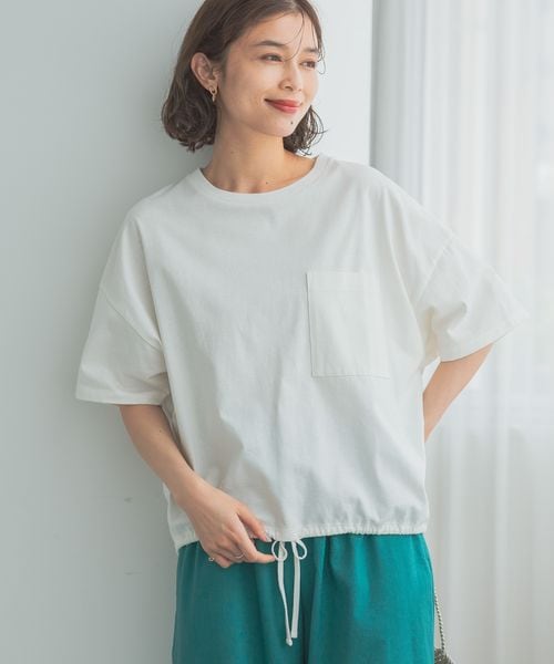 studio CLIP 裾ドロストポケットTシャツ ライトグレー FREE ウィメンズインナー スタジオクリップ 493000 and ST アンドエスティ(旧ドットエスティ) studio CLIP 裾ドロストポケットTシャツ ライトグレー FREE ウィメンズインナー スタジオクリップ 493000 and ST アンドエスティ(旧ドットエスティ)