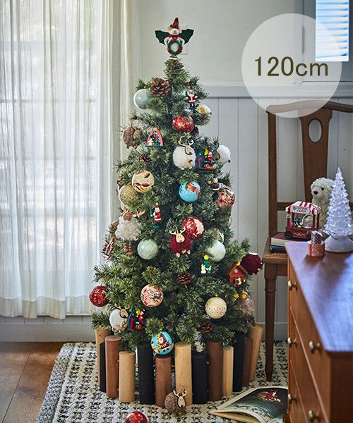 studio CLIP クリスマスツリー120cm [CHRISTMAS 2025] クリスマス ホワイト FREE スタジオクリップ 493577 and ST アンドエスティ（旧ドットエスティ）