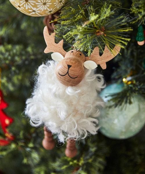 studio CLIP トナカイウッドオーナメント [CHRISTMAS 2025] クリスマス ベージュ FREE スタジオクリップ 494165 and ST アンドエスティ（旧ドットエスティ）