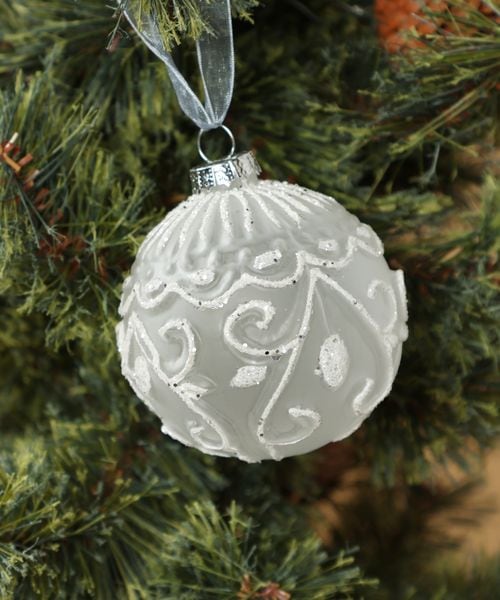 studio CLIP ガラスボールオーナメント [CHRISTMAS 2025] クリスマス ライトグレー FREE スタジオクリップ 494502 and ST アンドエスティ（旧ドットエスティ）