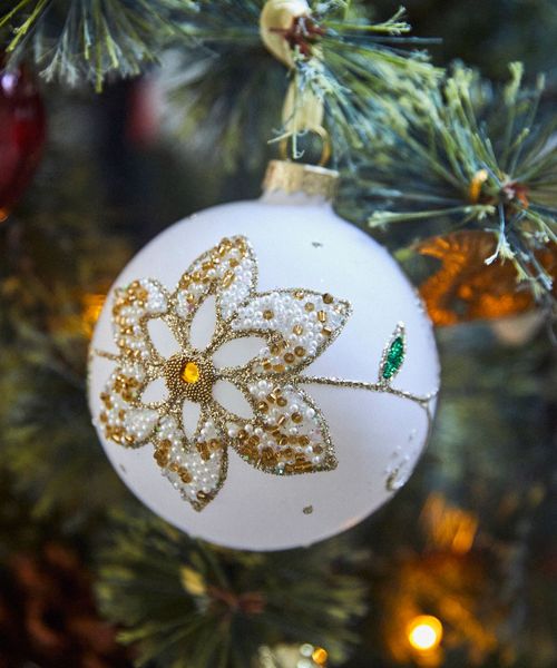 studio CLIP ガラスボールオーナメント [CHRISTMAS 2025] クリスマス グレー FREE スタジオクリップ 494502 and ST アンドエスティ（旧ドットエスティ）