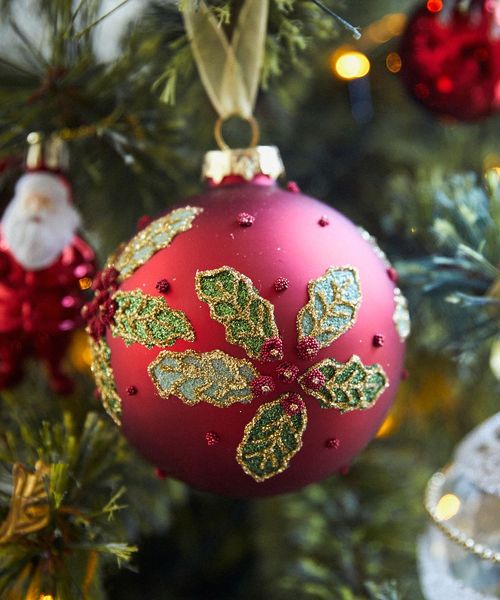 studio CLIP ガラスボールオーナメント [CHRISTMAS 2025] クリスマス レッド FREE スタジオクリップ 494502 and ST アンドエスティ（旧ドットエスティ）