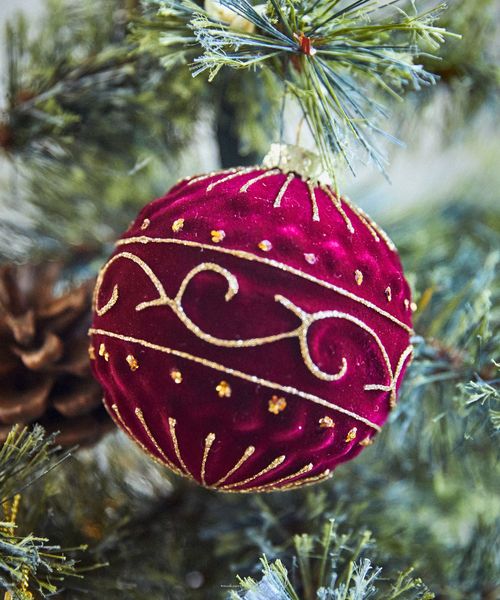 studio CLIP ガラスボールオーナメント [CHRISTMAS 2025] クリスマス ボルドー FREE スタジオクリップ 494502 and ST アンドエスティ（旧ドットエスティ）