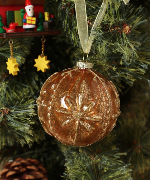 studio CLIP ガラスボールオーナメント [CHRISTMAS 2025] クリスマス ベージュ FREE スタジオクリップ 494502 and ST アンドエスティ（旧ドットエスティ）